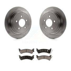 Rear Disc Brake Rotors And Ceramic Pads Kit For Ford Explorer Sport Trac