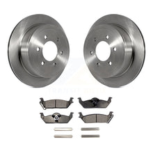 Charger l&#39;image dans la galerie, Rear Disc Brake Rotors And Ceramic Pads Kit For Ford F-150 Lincoln Mark LT