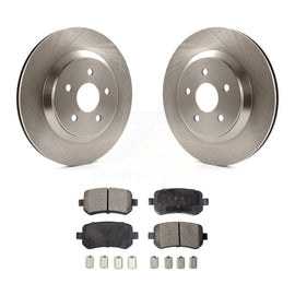 [Rear] 2004-2007 Ford Freestar Mercury Monterey Premium OE Brake Rotors & Ceramic Pads Kit For Max Braking