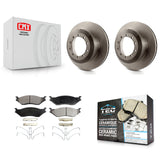 Rear Brake Rotor & Ceramic Pad Kit For Ford F59 F-550 Super Duty F-450 F-53 F-59