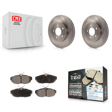 Charger l'image dans la galerie, Rear Disc Brake Rotors And Ceramic Pads Kit For Ford Mustang
