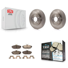 Charger l'image dans la galerie, Rear Disc Brake Rotors And Ceramic Pads Kit For Ford Mustang