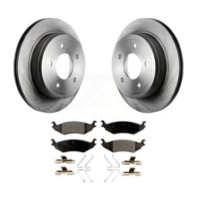 Load image into Gallery viewer, Rear Disc Brake Rotors And Ceramic Pads Kit For Ford E-150 Club Wagon Econoline