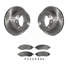 Load image into Gallery viewer, Rear Disc Brake Rotors Ceramic Pad Kit For 2005-2007 Ford F-250 Super Duty F-350