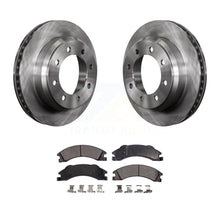 Charger l&#39;image dans la galerie, Rear Brake Rotor Ceramic Pad Kit For Ford E-350 Super Duty E-250 E-150 Econoline