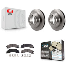 Load image into Gallery viewer, Rear Disc Brake Rotors And Ceramic Pads Kit For Ford E-350 Super Duty Econoline