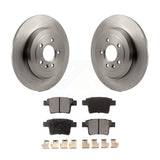 Rear Brake Rotors Ceramic Pad Kit For Ford Five Hundred Freestyle Taurus Mercury