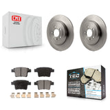 Rear Brake Rotors Ceramic Pad Kit For Ford Five Hundred Freestyle Taurus Mercury