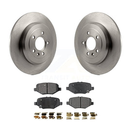 Rear Brake Rotor & Ceramic Pad Kit For Ford Explorer Base With Heavy Duty Brakes