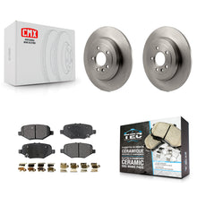 Load image into Gallery viewer, Rear Brake Rotor &amp; Ceramic Pad Kit For Ford Explorer Base With Heavy Duty Brakes