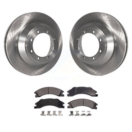 [Rear] 09-10 Ford E-450 Super Duty DIESEL engine Premium OE Brake Rotors & Ceramic Pads Kit For Max Braking