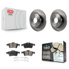 Load image into Gallery viewer, Rear Disc Brake Rotors And Ceramic Pads Kit For Ford Focus