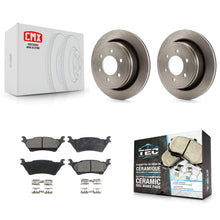 Charger l'image dans la galerie, Rear Disc Brake Rotors And Ceramic Pads Kit For Ford F-150