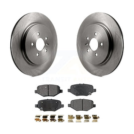 Rear Brake Rotors Ceramic Pad Kit For Ford Explorer Taurus Flex Police Sedan MKT