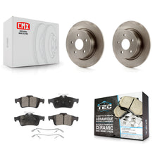 Load image into Gallery viewer, Rear Disc Brake Rotors And Ceramic Pad Kit For Ford Escape Transit Connect C-Max