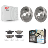 Rear Disc Brake Rotors And Ceramic Pads Kit For Ford Fusion Lincoln MKZ K8T-101753