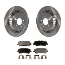 Charger l&#39;image dans la galerie, Rear Disc Brake Rotors And Ceramic Pads Kit For Ford Mustang