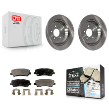 Load image into Gallery viewer, Rear Disc Brake Rotors And Ceramic Pads Kit For Ford Mustang
