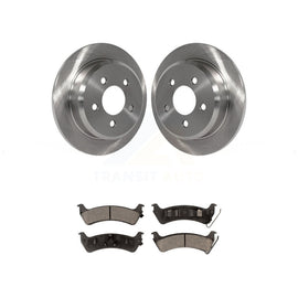 Rear Disc Brake Rotors And Ceramic Pads Kit For Jeep Grand Cherokee