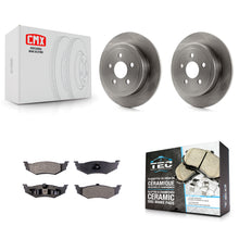 Load image into Gallery viewer, Rear Brake Rotor &amp; Ceramic Pad Kit For Chrysler Sebring Dodge Stratus PT Cruiser