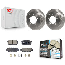 Load image into Gallery viewer, Rear Disc Brake Rotors And Ceramic Pads Kit For Mitsubishi Lancer Outlander