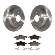 Charger l&#39;image dans la galerie, Rear Disc Brake Rotors And Ceramic Pads Kit For 1999-2004 Jeep Grand Cherokee