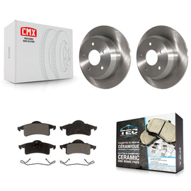 [Rear] 1999-2004 Jeep Grand Cherokee Premium OE Brake Rotors & Ceramic Pads Kit For Max Braking
