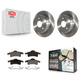 [Rear] 1999-2004 Jeep Grand Cherokee Premium OE Brake Rotors & Ceramic Pads Kit For Max Braking