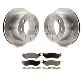 [Rear] 2001-2002 Dodge Ram 2500 3500 Premium OE Brake Rotors & Ceramic Pads Kit For Max Braking