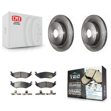 Charger l'image dans la galerie, Rear Disc Brake Rotors And Ceramic Pads Kit For Dodge Ram 1500