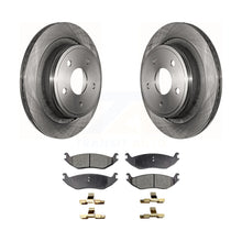 Charger l&#39;image dans la galerie, Rear Brake Rotor And Ceramic Pad Kit For Ram 1500 Dodge Durango Classic Chrysler