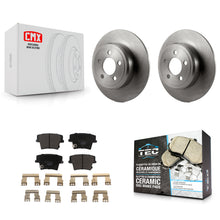 Charger l'image dans la galerie, Rear Disc Brake Rotors Ceramic Pad Kit For Dodge Charger Chrysler 300 Challenger
