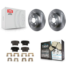 Charger l'image dans la galerie, Rear Disc Brake Rotors Ceramic Pad Kit For Dodge Charger Chrysler 300 Challenger