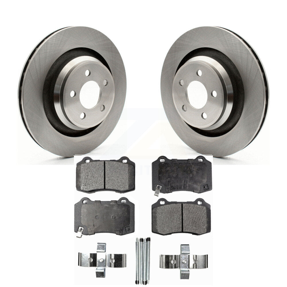 Rear Disc Brake Rotors Ceramic Pad Kit For Dodge Charger Chrysler 300 Challenger