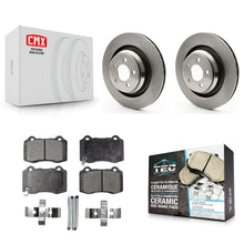 Charger l'image dans la galerie, Rear Disc Brake Rotors Ceramic Pad Kit For Dodge Charger Chrysler 300 Challenger