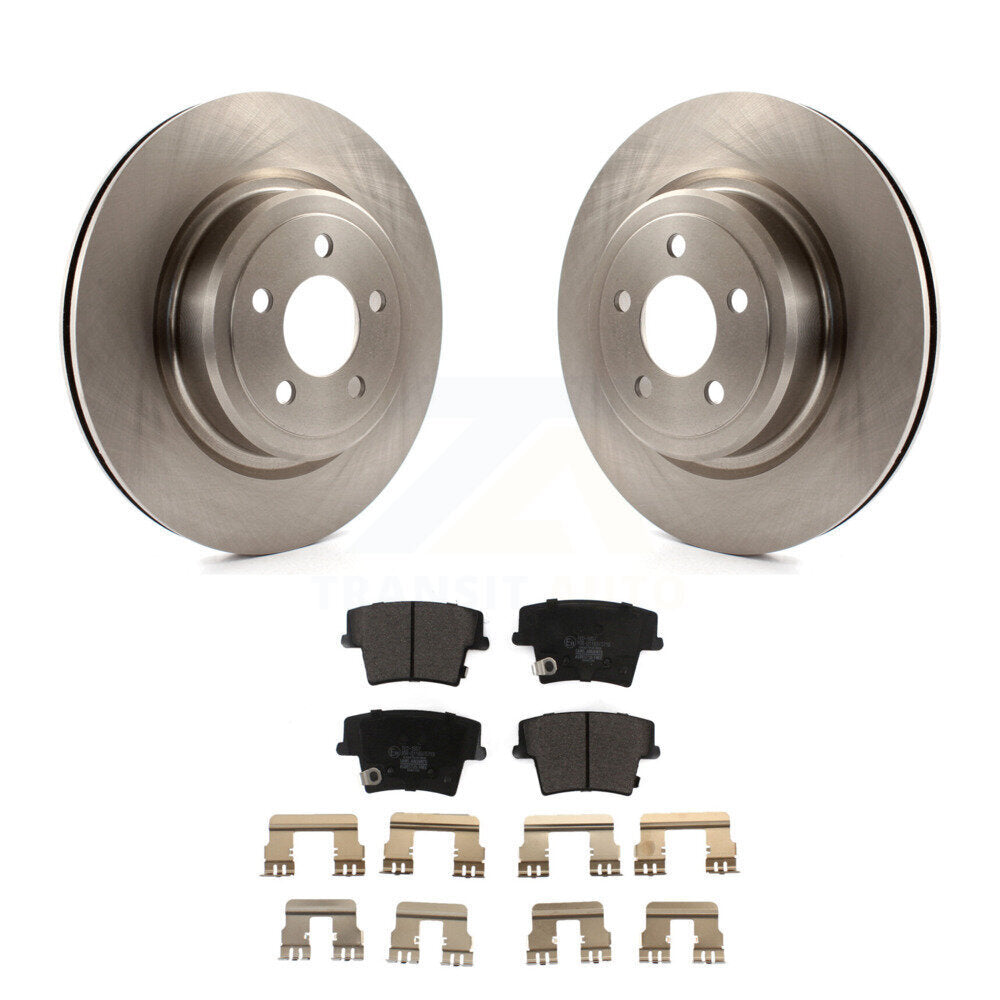 Rear Disc Brake Rotors And Ceramic Pads Kit For Dodge Charger Magnum