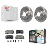 Rear Brake Rotor Ceramic Pad Kit For Jeep Patriot Dodge Chrysler Compass Avenger