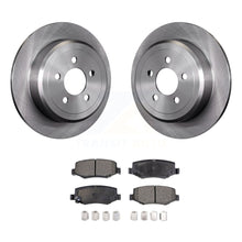 Charger l&#39;image dans la galerie, Rear Disc Brake Rotors And Ceramic Pads Kit For Jeep Liberty Dodge Nitro