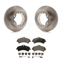 Charger l&#39;image dans la galerie, Rear Disc Brake Rotors And Ceramic Pad Kit For Sprinter 3500 Mercedes-Benz Dodge