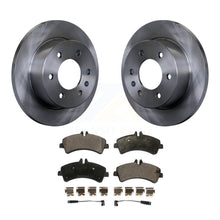 Load image into Gallery viewer, Rear Brake Rotor Ceramic Pad Kit For Freightliner Sprinter 3500 With Solid