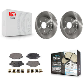 Rear Brake Rotor Ceramic Pad Kit For Dodge Grand Caravan Chrysler Town & Country