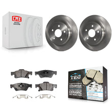 Charger l'image dans la galerie, Rear Disc Brake Rotors And Ceramic Pad Kit For Jeep Grand Cherokee Dodge Durango