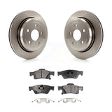 Rear Disc Brake Rotor & Ceramic Pad Kit For Jeep Grand Cherokee Dodge Durango WK