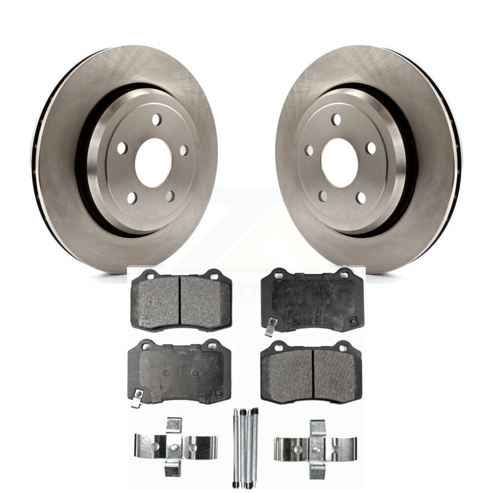 Rear Disc Brake Rotors And Ceramic Pad Kit For Jeep Grand Cherokee Dodge Durango