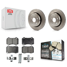 Load image into Gallery viewer, Rear Disc Brake Rotors And Ceramic Pad Kit For Jeep Grand Cherokee Dodge Durango