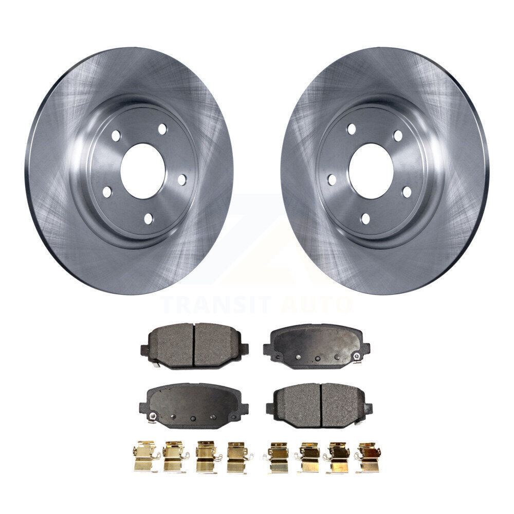 Rear Brake Rotor Ceramic Pad Kit For Dodge Grand Caravan Journey Chrysler Town &