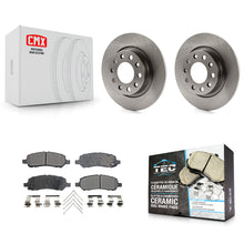 Load image into Gallery viewer, [Rear] 2013-2016 Dodge Dart Premium OE Brake Rotors &amp; Ceramic Pads Kit For Max Braking