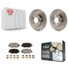 Charger l'image dans la galerie, Rear Disc Brake Rotors And Ceramic Pads Kit For Jeep Cherokee Chrysler 200