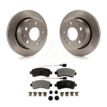 Charger l&#39;image dans la galerie, Rear Disc Brake Rotors And Ceramic Pads Kit For Ram ProMaster 1500 2500 3500