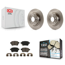 Charger l'image dans la galerie, [Rear] 2014-2020 Fiat 500L Premium OE Brake Rotors &amp; Ceramic Pads Kit For Max Braking